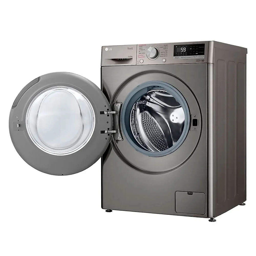 Lava e Seca Smart VC4 14Kg Inox Look com Inteligência Artificial AIDD CV5014PC4A LG Inox - 110V