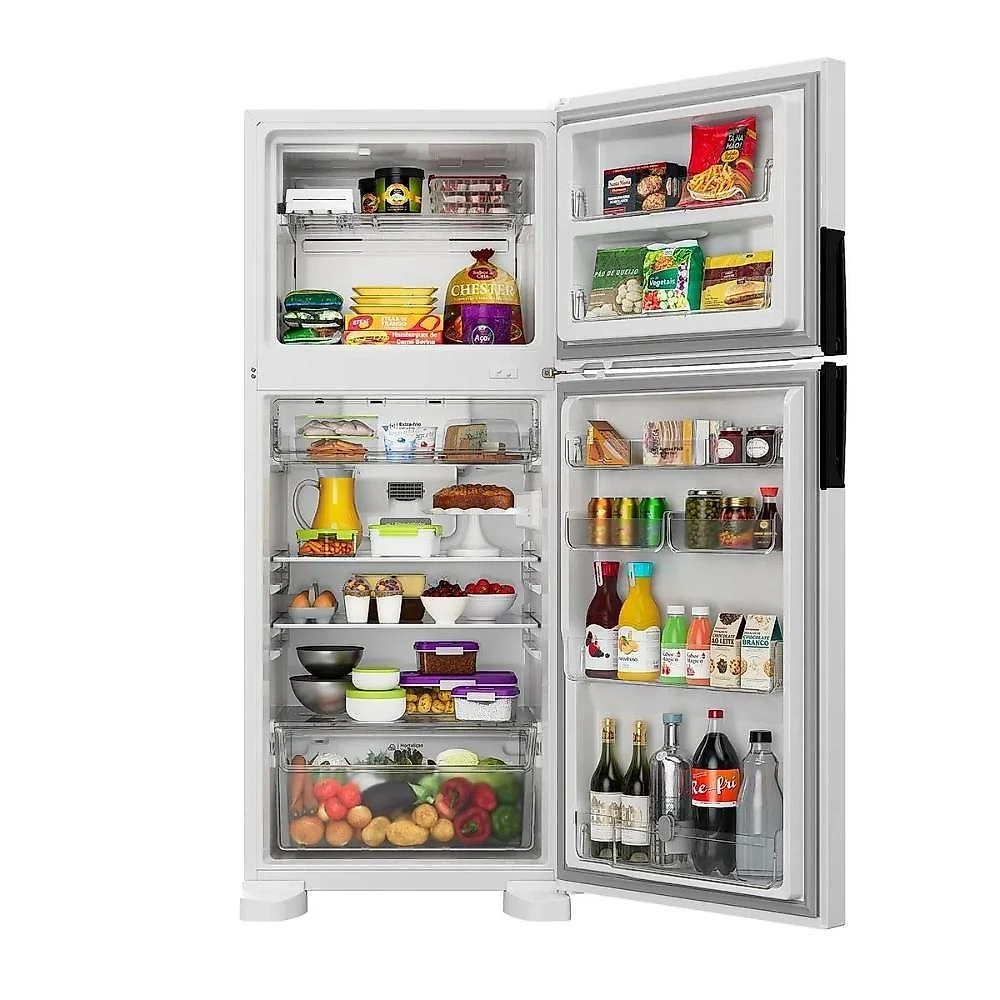 Geladeira Consul Duplex Frost Free 412L LED CRM50MB Branca 110V