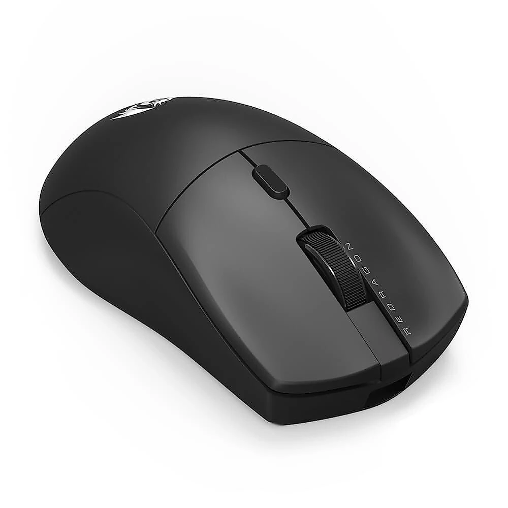 Mouse Gamer Sem Fio Redragon Neva Pro, 26000 DPI, Ambidestro, 1000Hz, USB Tipo-C, Bluetooth, USB 2.4 GHz, Preto - M815-PRO