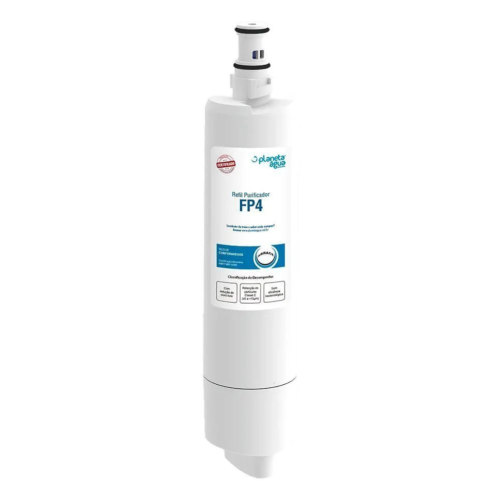 Refil Planeta Água Fp4 para Filtro de Água Compatível Consul Facilite Bem Estar Cpc30 Cpb35