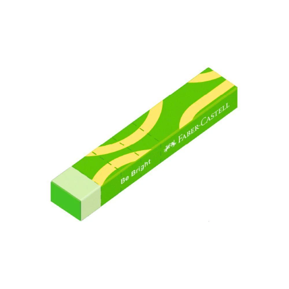 Borracha Faber-Castell Be Bright com Tecnologia Dust Free Unidade Verde