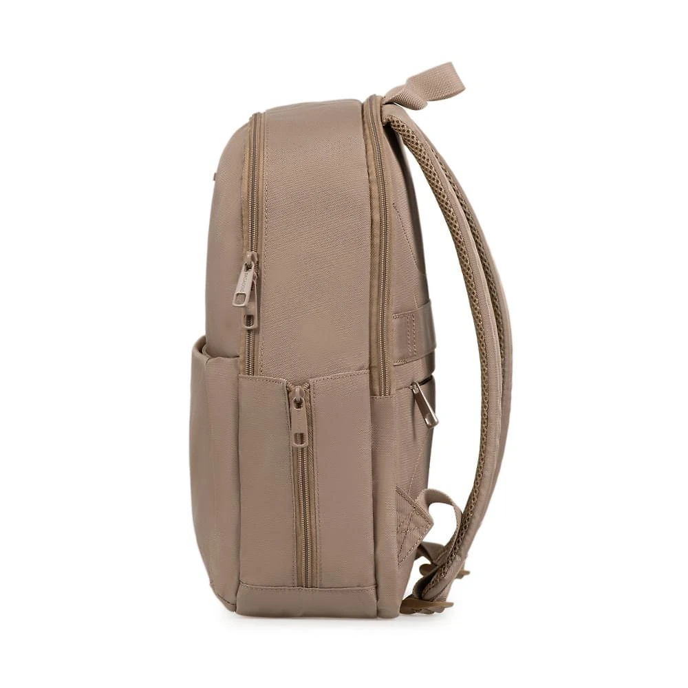 Miniatura Mochila Feminina Executiva Para Notebook Versatille Marrom Marrom