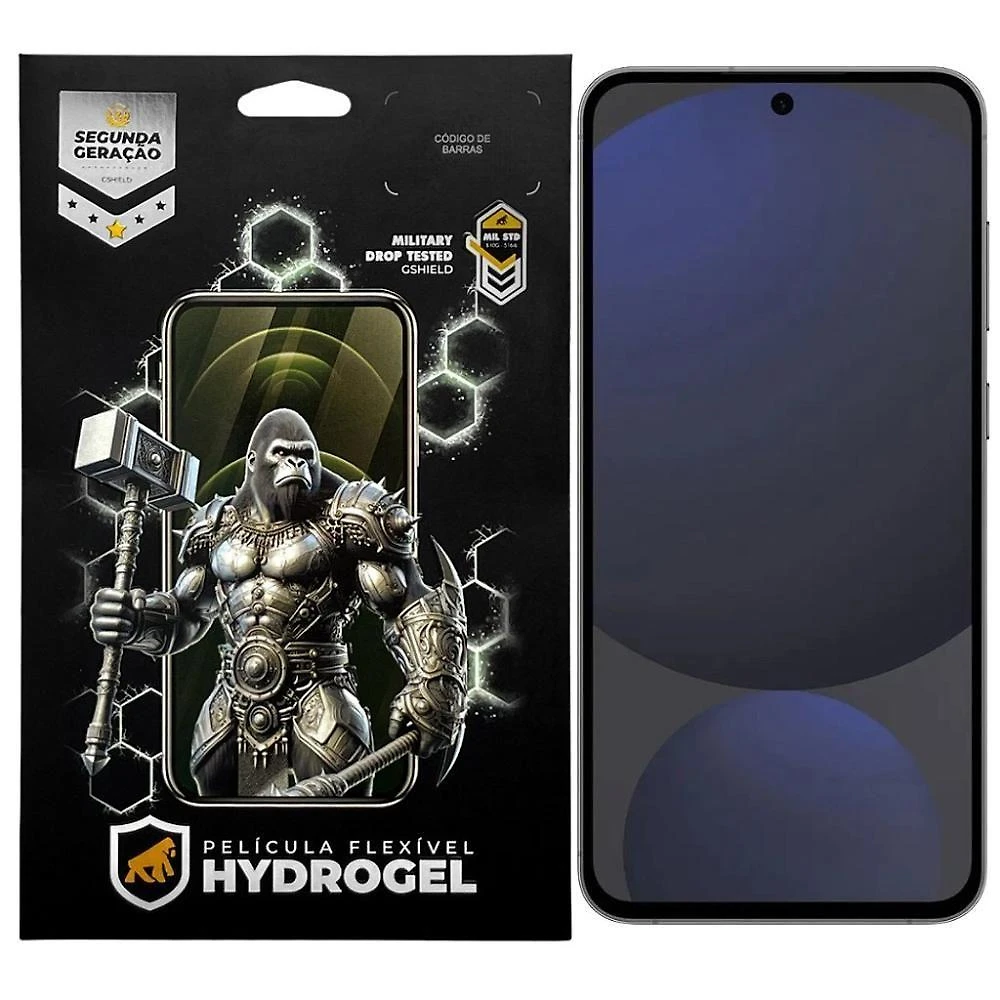 Película de Proteção de Tela Gshield Samsung Galaxy S25 FE Hydrogel Gamer Fosca Transparente 1