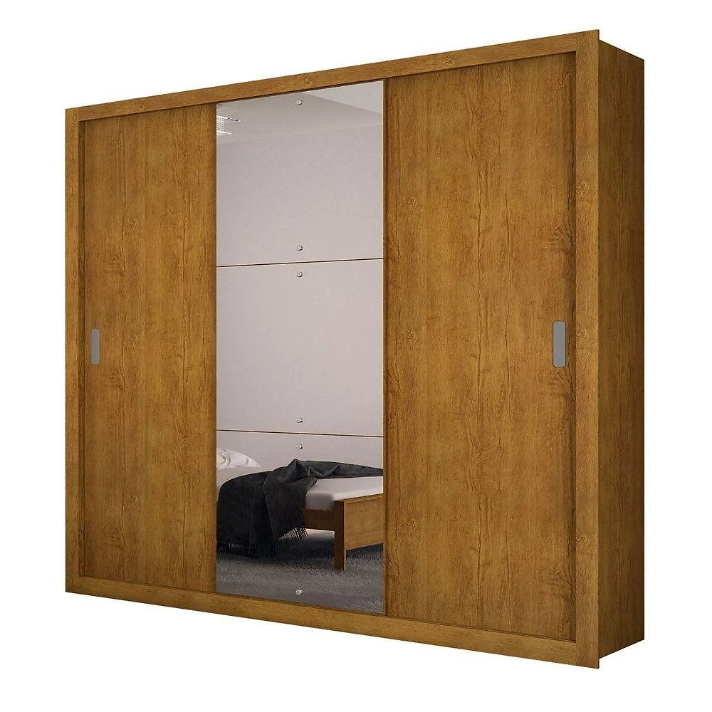 Miniatura Guarda Roupa Casal Veneza Luxo Com 3 Portas Rufato Imbuia