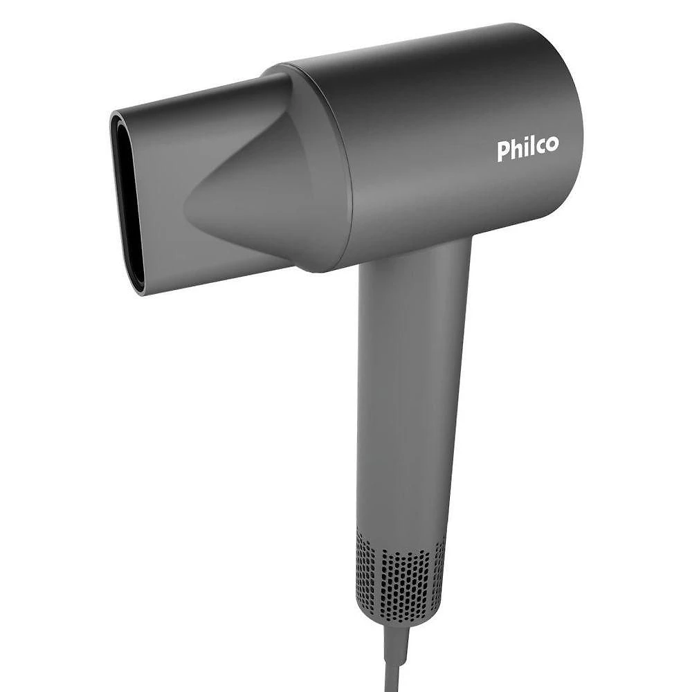 Secador de Cabelo Philco PSC3600 1600W 4 Temperaturas Cinza 32CM 220V