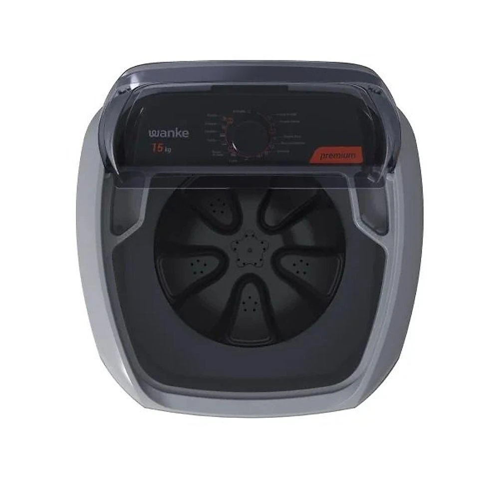Lavadora De Roupas Semiautomática Premium 15 Kg Silver Wanke 220V