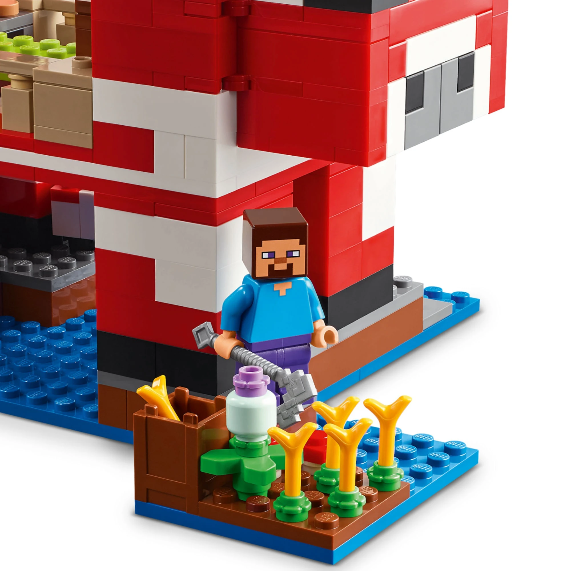 Miniatura LEGO Minecraft - A casa do cogumelo