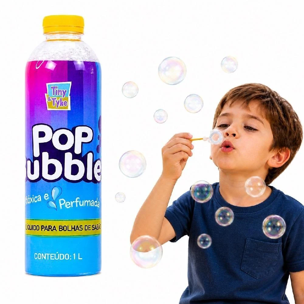 Refil de Bolha de Sabão DBL-715 1L Atóxico para Festas Yeet