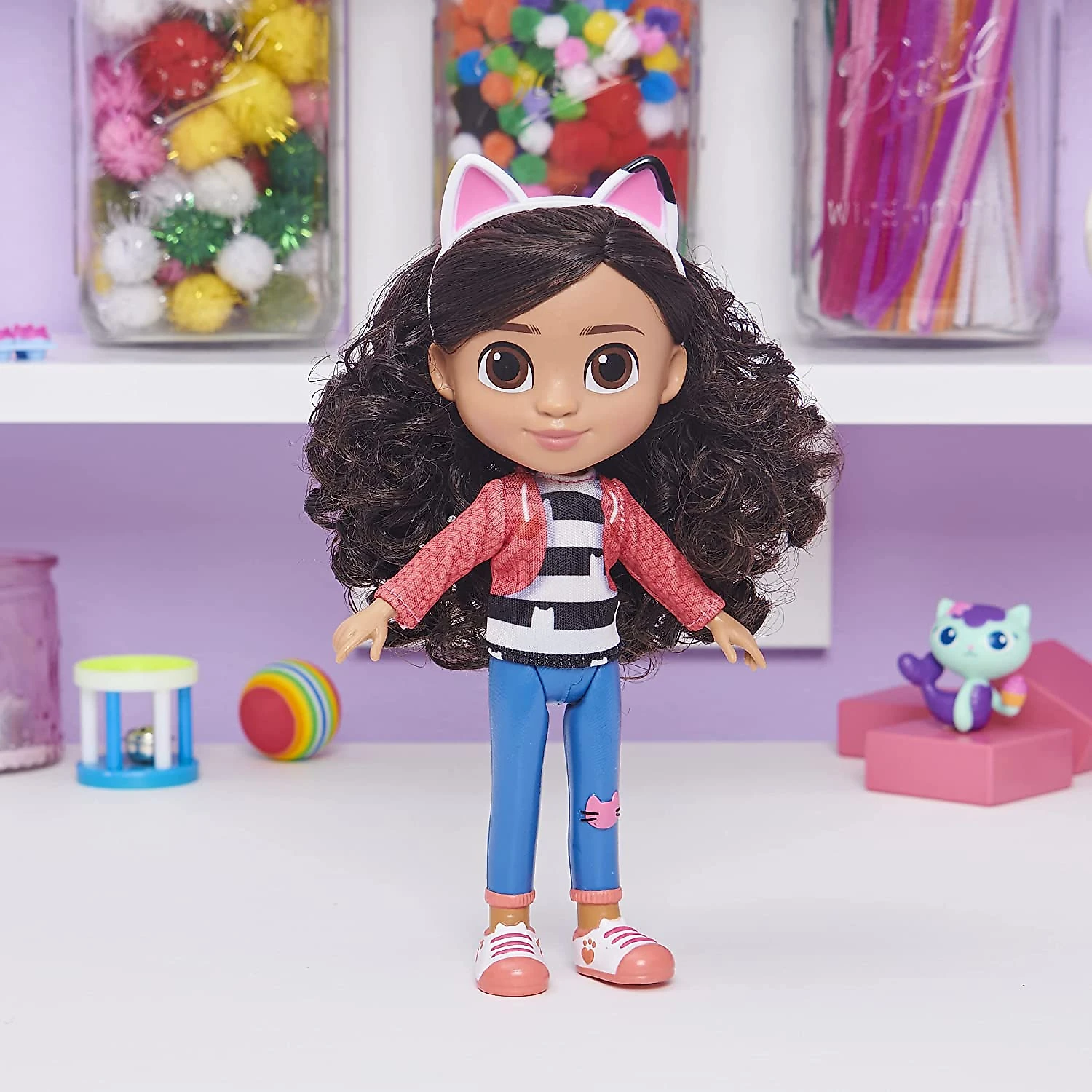 Gabbys Dollhouse Boneca 20 cm para Crianças a partir de 3 Anos