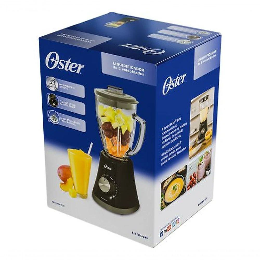 Liquidificador Oster Super Chef Preto 1,25L BLSTMG-BR8 220V