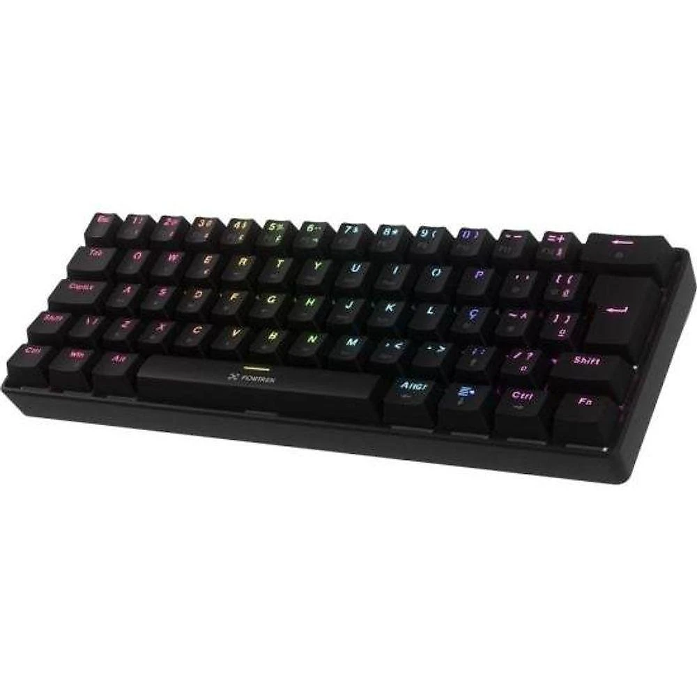 Teclado Mecânico Fortrek Gravity Air Compact Wireless Switches Outemu Brown Preto