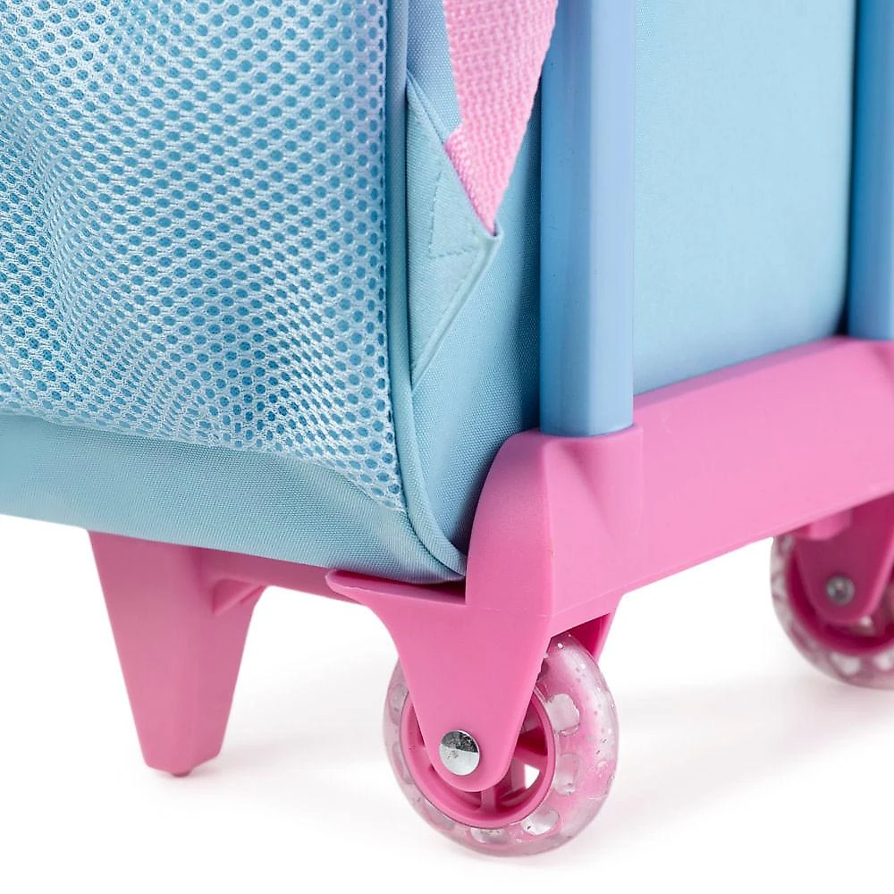 Mochila de Rodinha Marie Baby Rosa Claro Rosa