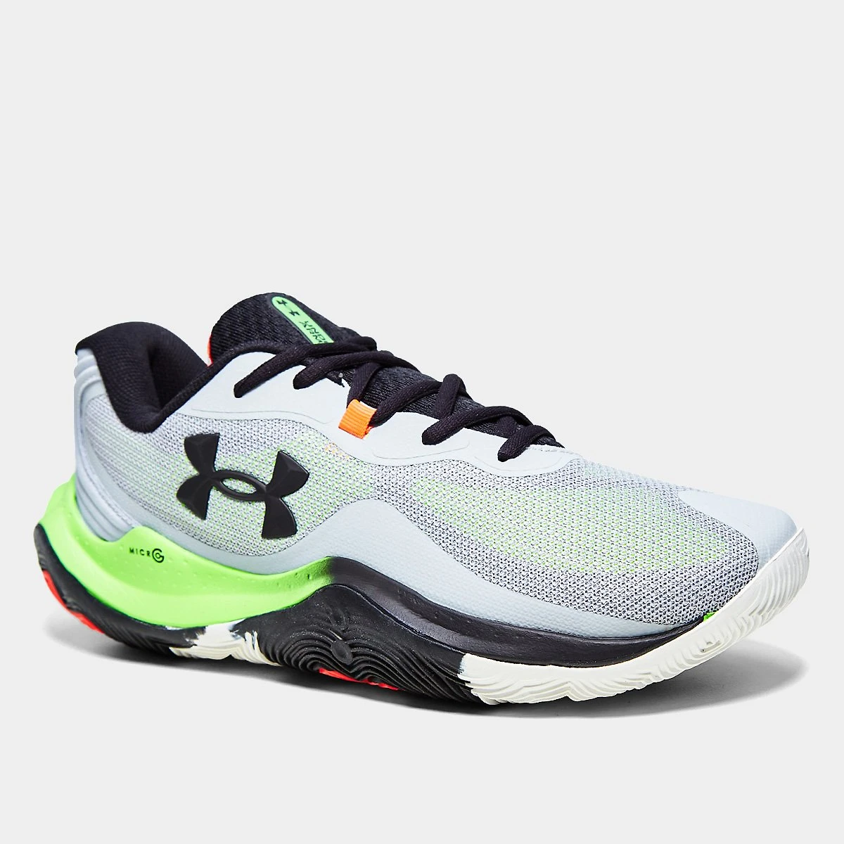 Miniatura Tênis Under Armour Buzzer 2 Masculino Cinza+Preto - 39