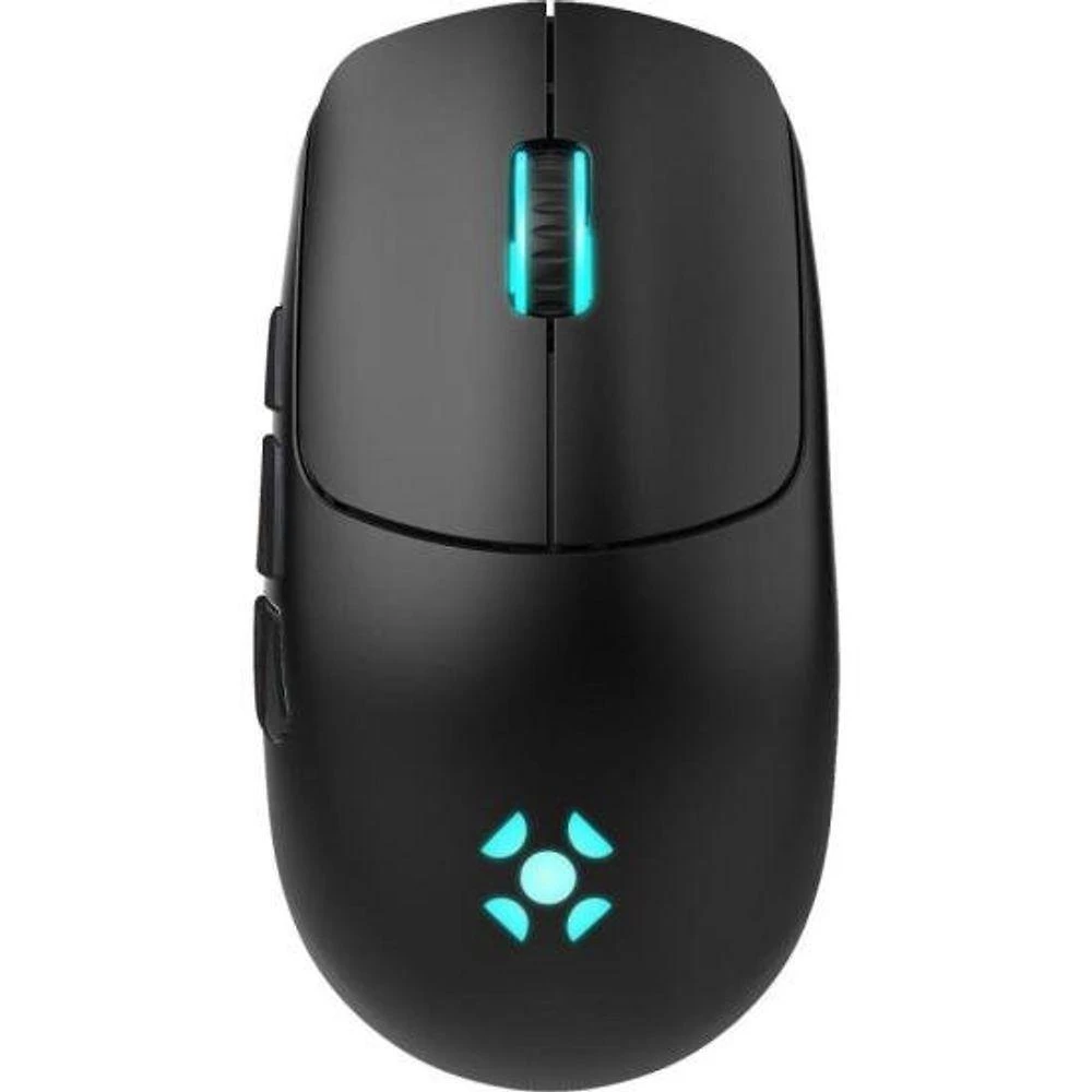 Mouse Gamer Fortrek Rogue Wireless [F002] com Sensor Pixart 3311 Até 16000 DPI e LED RGB Preto