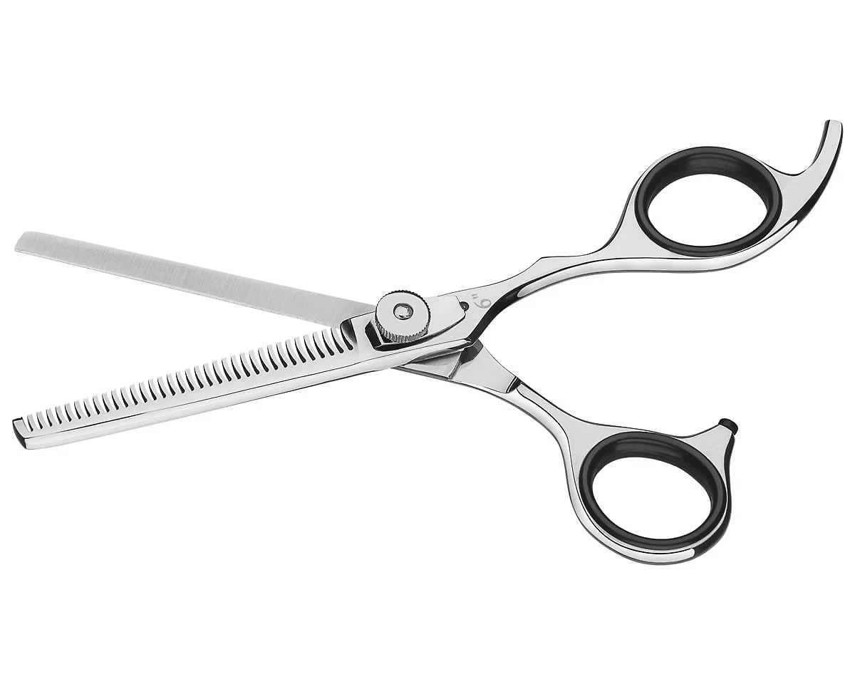 Tesoura para Cabelo Tramontina em Aço Inox com Fio Desbaste e Apoio 6"