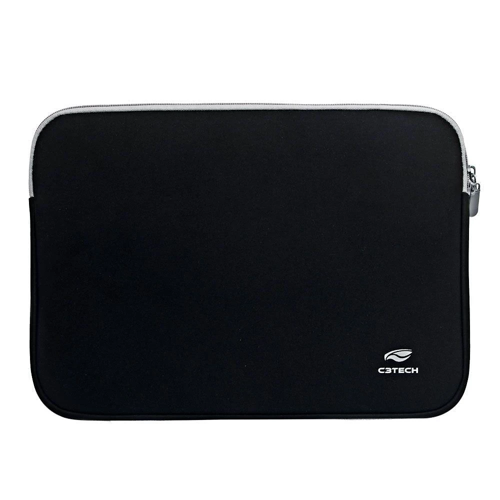 Maleta Sleeve SL-15 para Notebook Até 15,6 POLEGADAS com Neoprene Resistente Preto C3tech