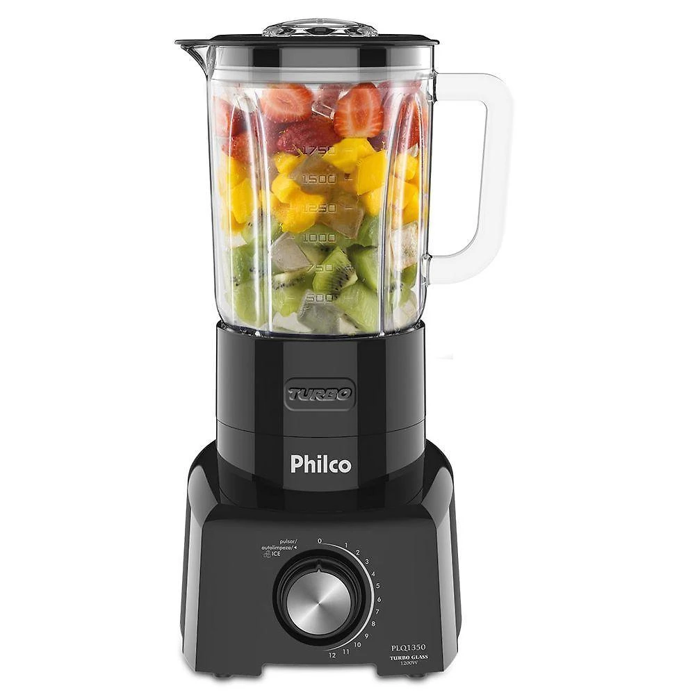 Liquidificador philco plq1350 turbo glass pro maxx 6 1200w 220v