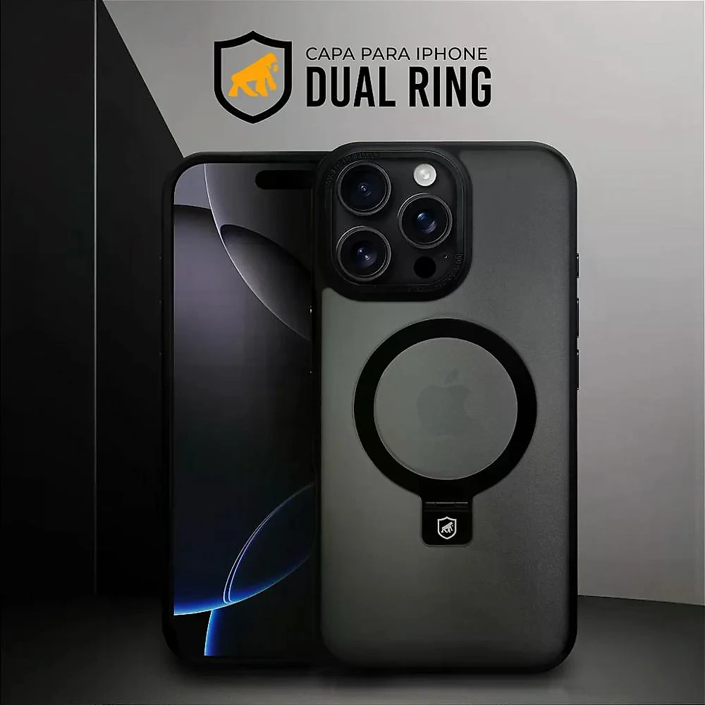 Capa para iPhone 16 Pro Max - Dual Ring Pro - Gshield
