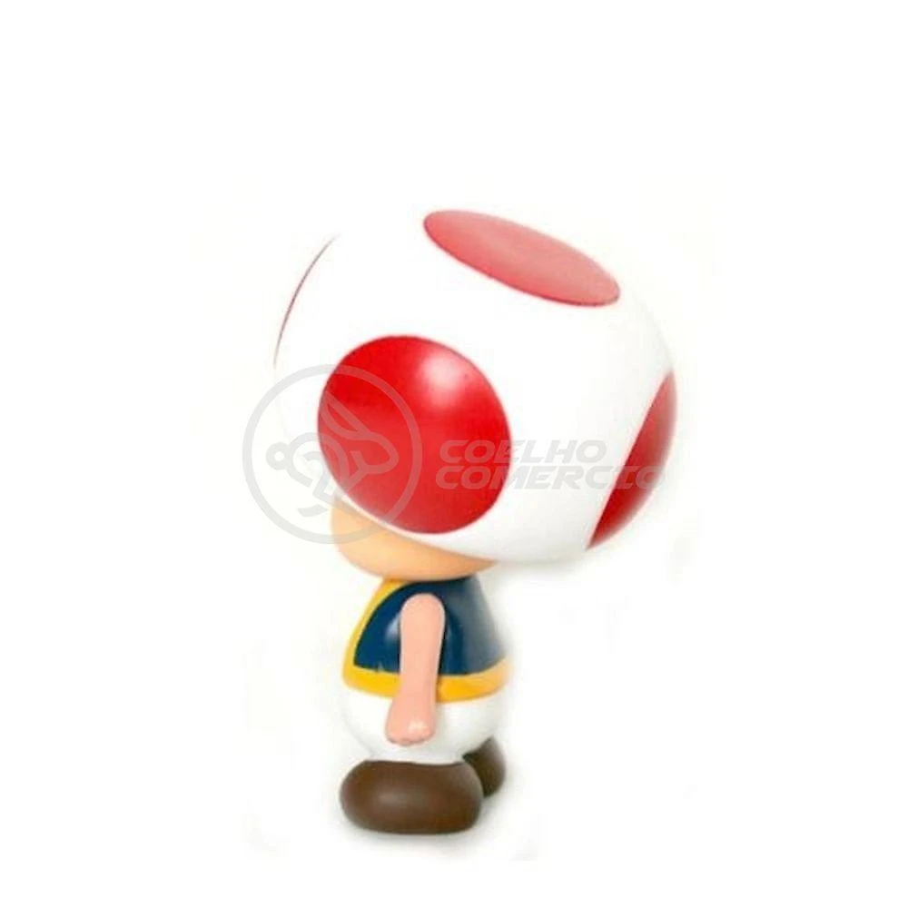 Boneco Cogumelo Toad Grande Super Size 20Cm - Mario