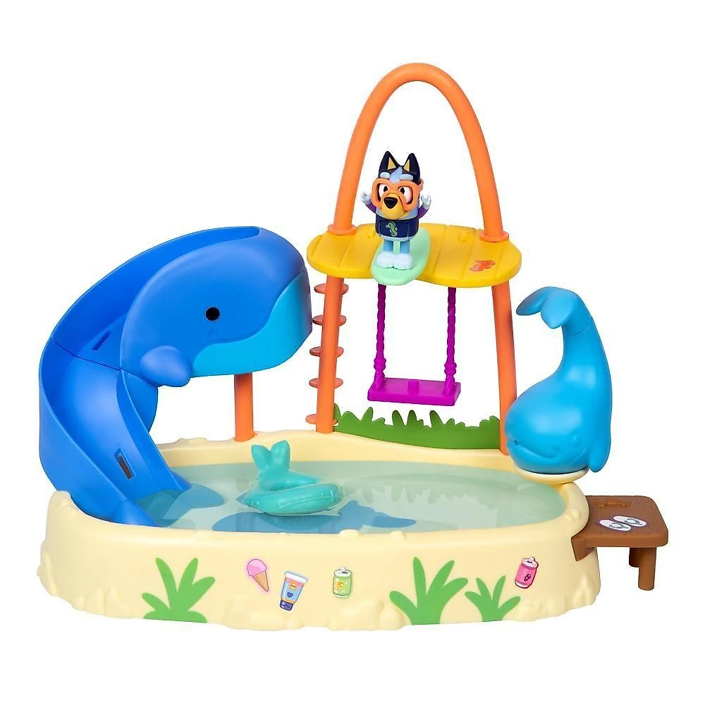 Playset Ilha da Baleia com Efeito de Mudança de Cor Azul Candide