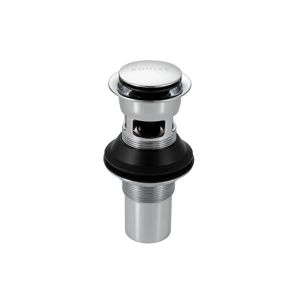 Válvula de Escoamento Click com Ladrão G7-8 Inox Prata Kohler Brasil