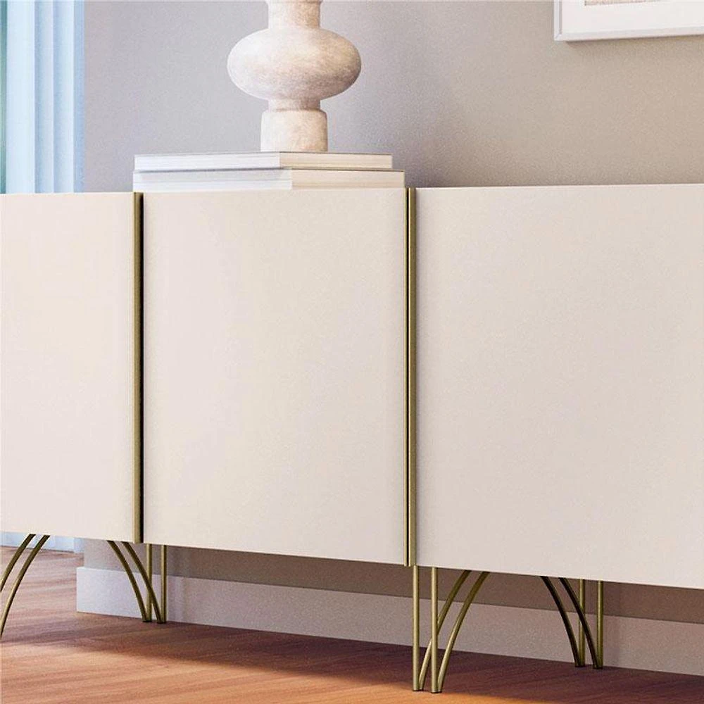 Miniatura Buffet Saluti Off White - Hb Móveis