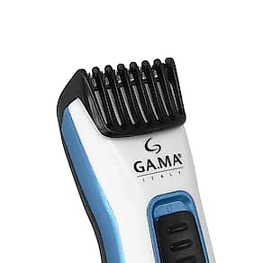 Máquina de Acabamento GA.MA Italy Sport GT557 Bivolt, à Prova D`Água e Carregamento USB – Branco e Azul