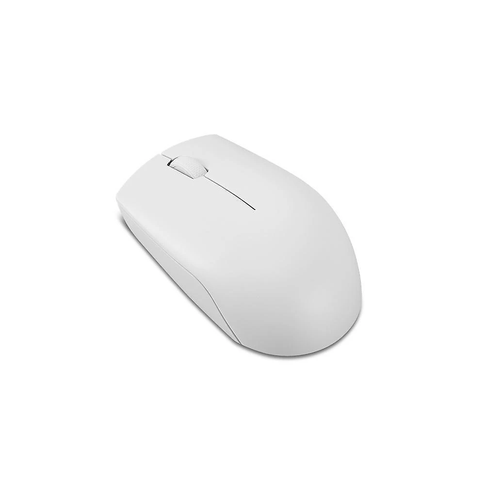 Mouse Sem fio Lenovo 300, Wireless, Ambidestro, Branco - GY51L15677
