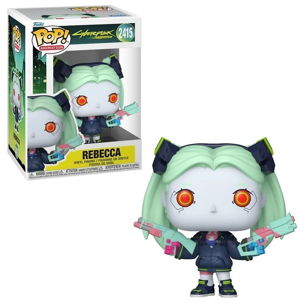 Boneco Funko Pop! Rebecca Colecionável em Vinil 9CM Altura Cyberpunk: Edgerunners Candide