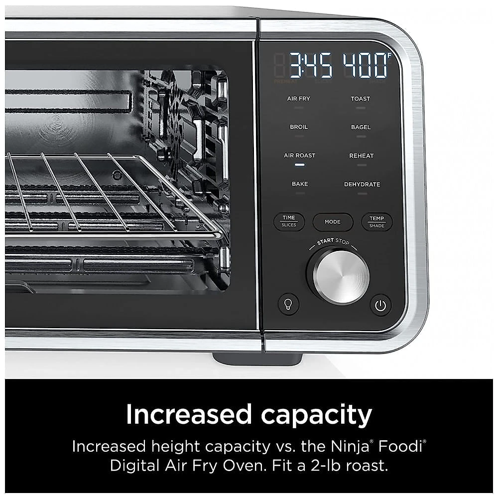 Ninja SP201 Forno Eletrico 8 em 1 com Painel Digital 1800W110V Cinza