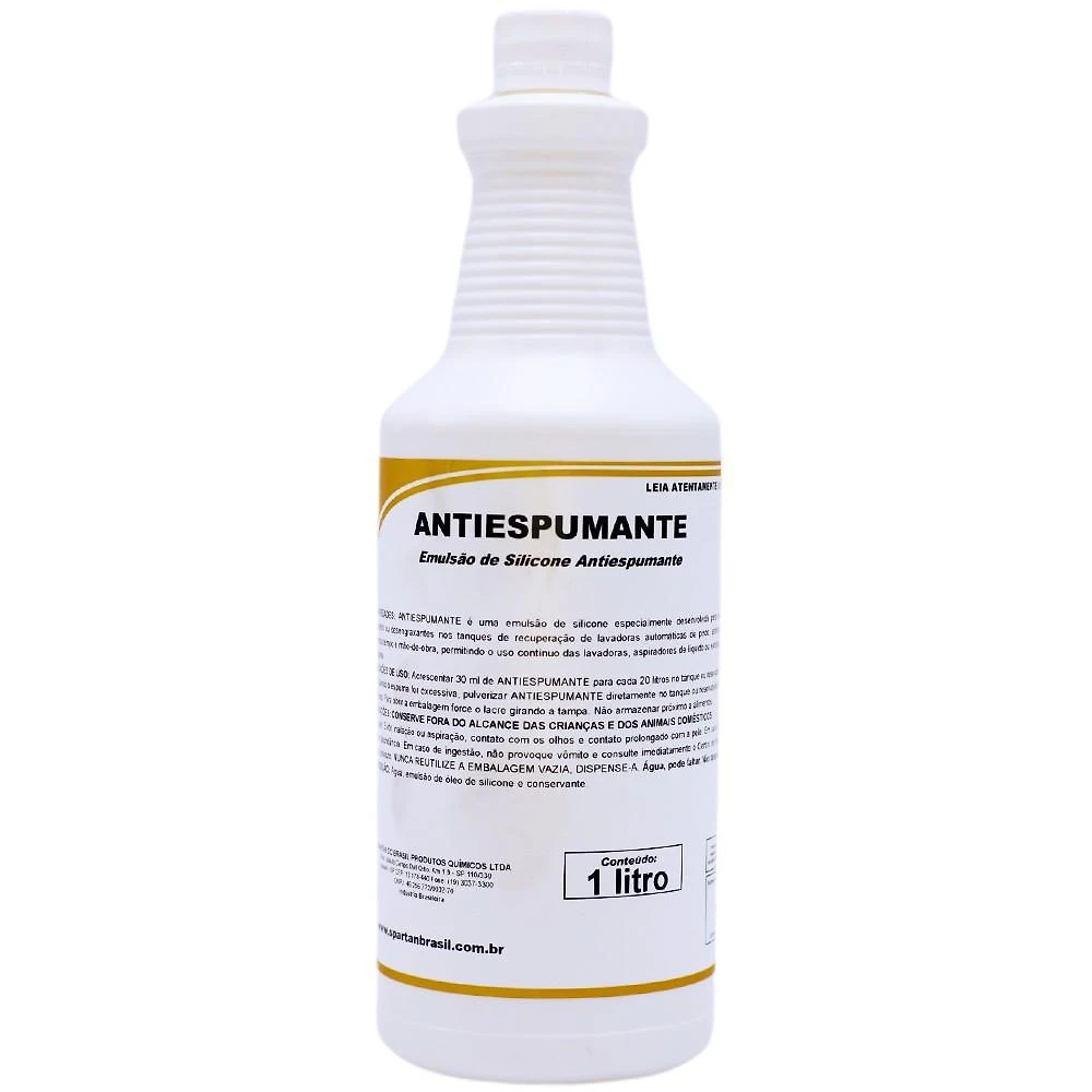 Miniatura Antiespumante Emulsão De Silicone 1 Litro Spartan