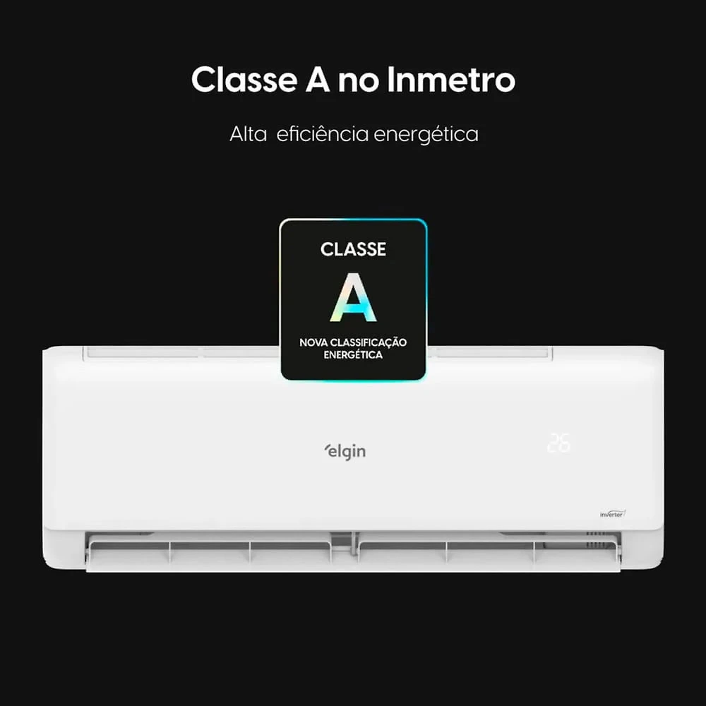 Ar Condicionado Eco Inverter II Split 9000 BTUs Frio Elgin 220V