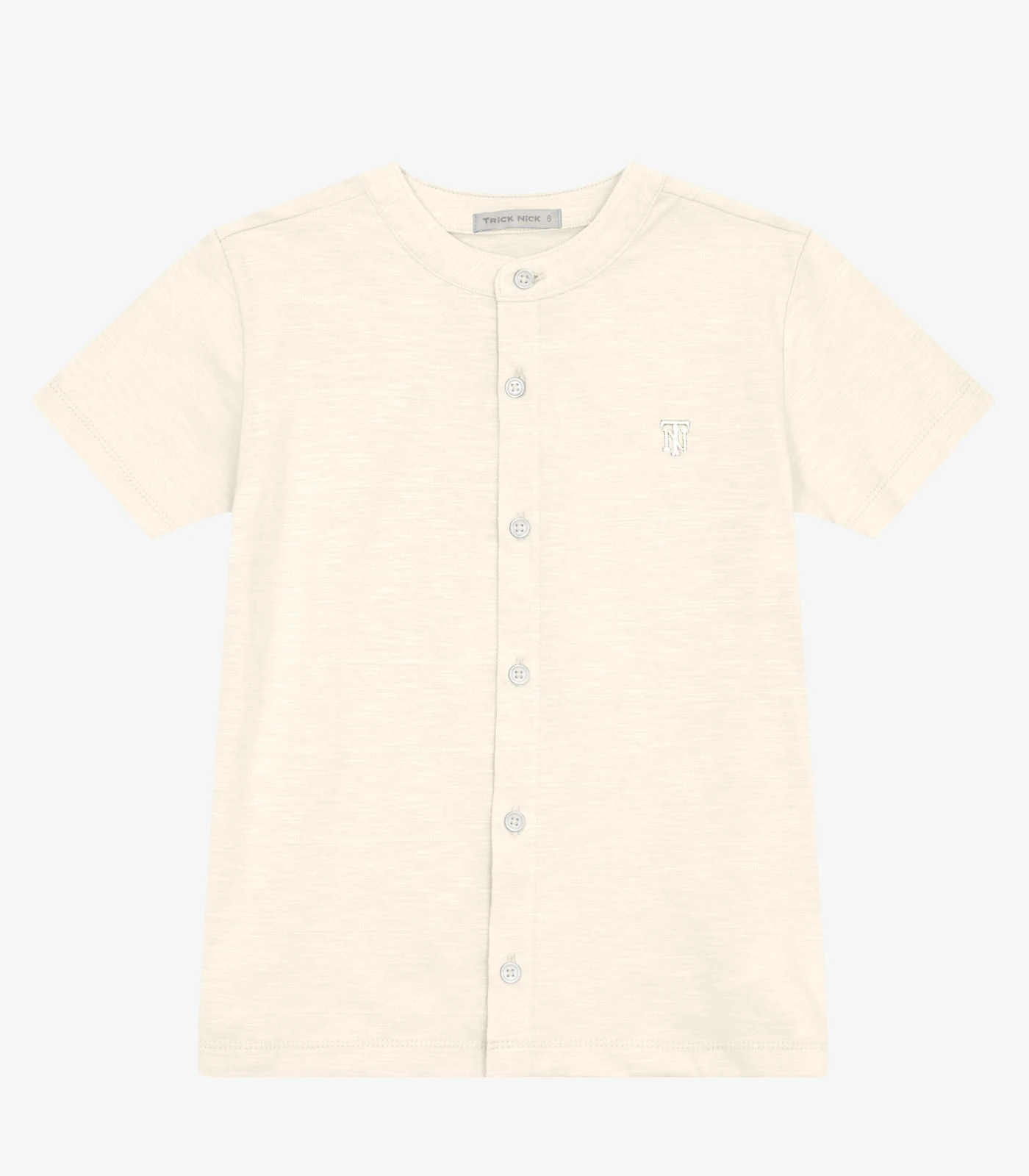 Camisa Masculina em Meia Malha MaquinetaTrick Nick Off White