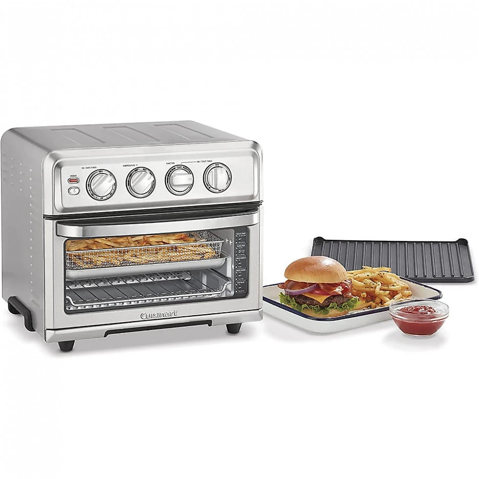 Forno Elétrico de Bancada 8 em 1 com Controle de Temperatura e Temporizador, Cuisinart TOA 70, 110V, Cinza