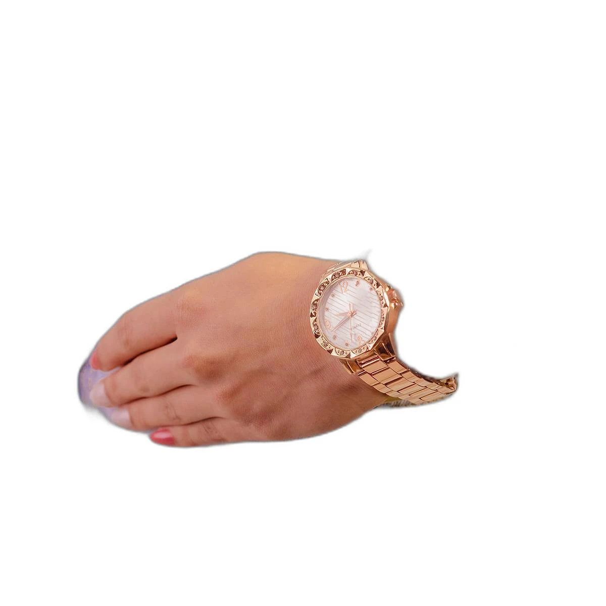 Miniatura Relógio Feminino Rose Lançamento Linha Quartz Com Garantia
