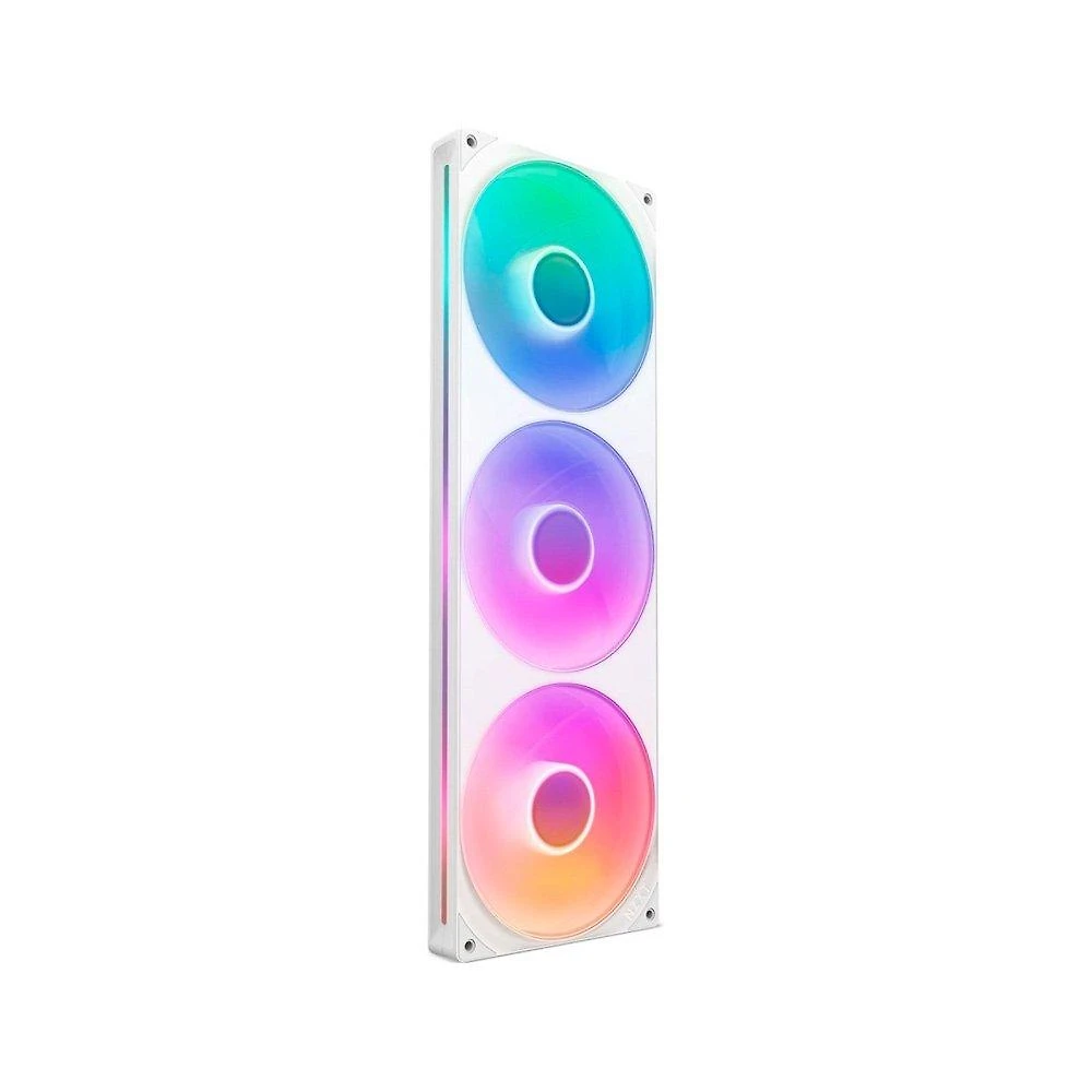Ventoinha Single-frame NZXT, 420mm, F420RGB Core Fan, Branco, RF-U42HF-W1