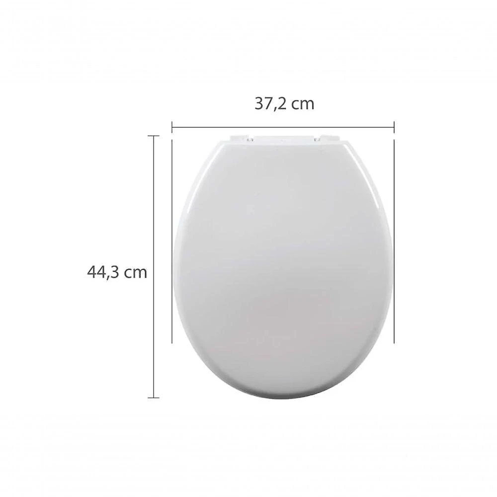 Assento Almofadado Oval Branco webcontinental-7891222039755