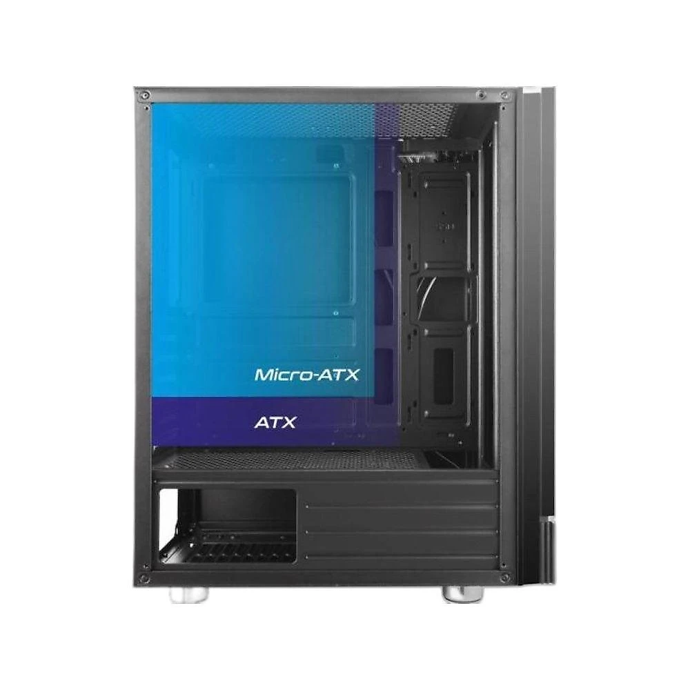 Gabinete Gamer Fortrek Cruiser Mid Tower RGB Preto com 3 Fans