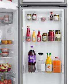 Miniatura Geladeira Brastemp BRM46MK 385 Litros Frost Free Duplex Painel Eletrônico Inox 110V