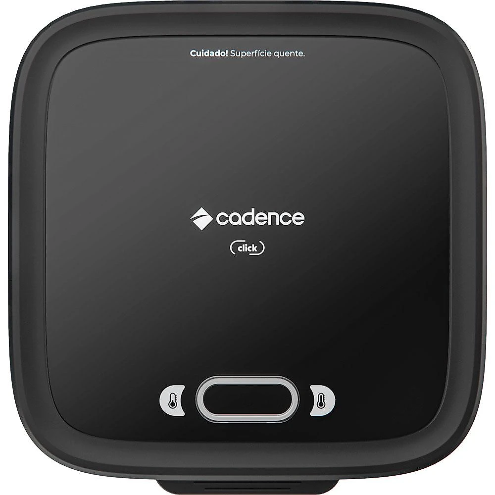 Sanduicheira Elétrica Click Cadence Antiaderente Superior Grill Preto, SAN400 - 220 Volts