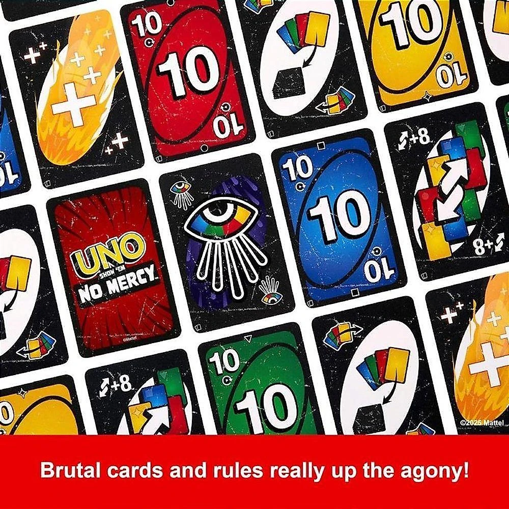Jogo de Cartas Uno no Mercy Expansão 24 Peças e Moedas Mattel