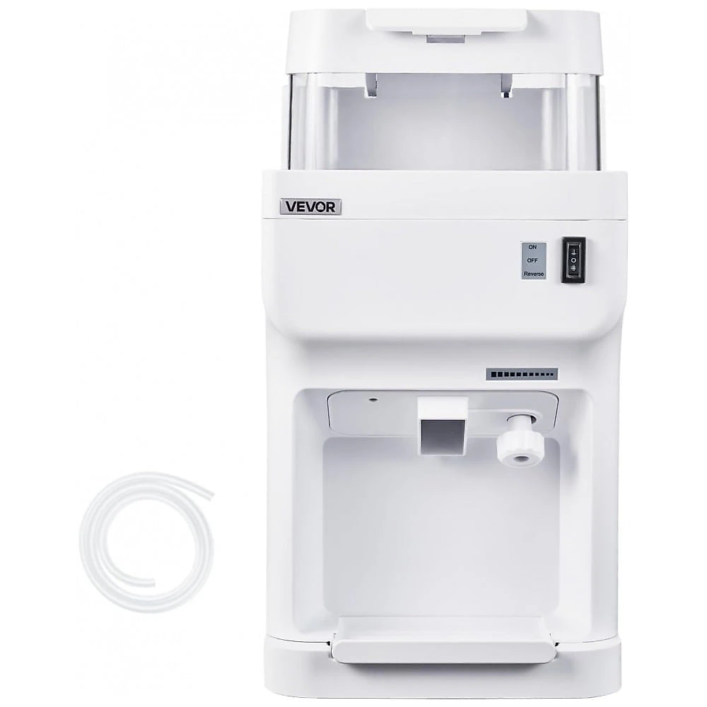 Máquina de Raspadinha VEVOR WF-B177 Branca 100 kg/h 350W Caixa de Gelo 8L 110V