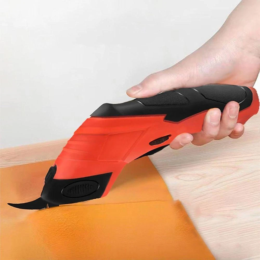 Tesoura Eletrica Sem Fio Corta Tecido Costura Tapete Papel Papelao Lamina Forte Artesanato Diy