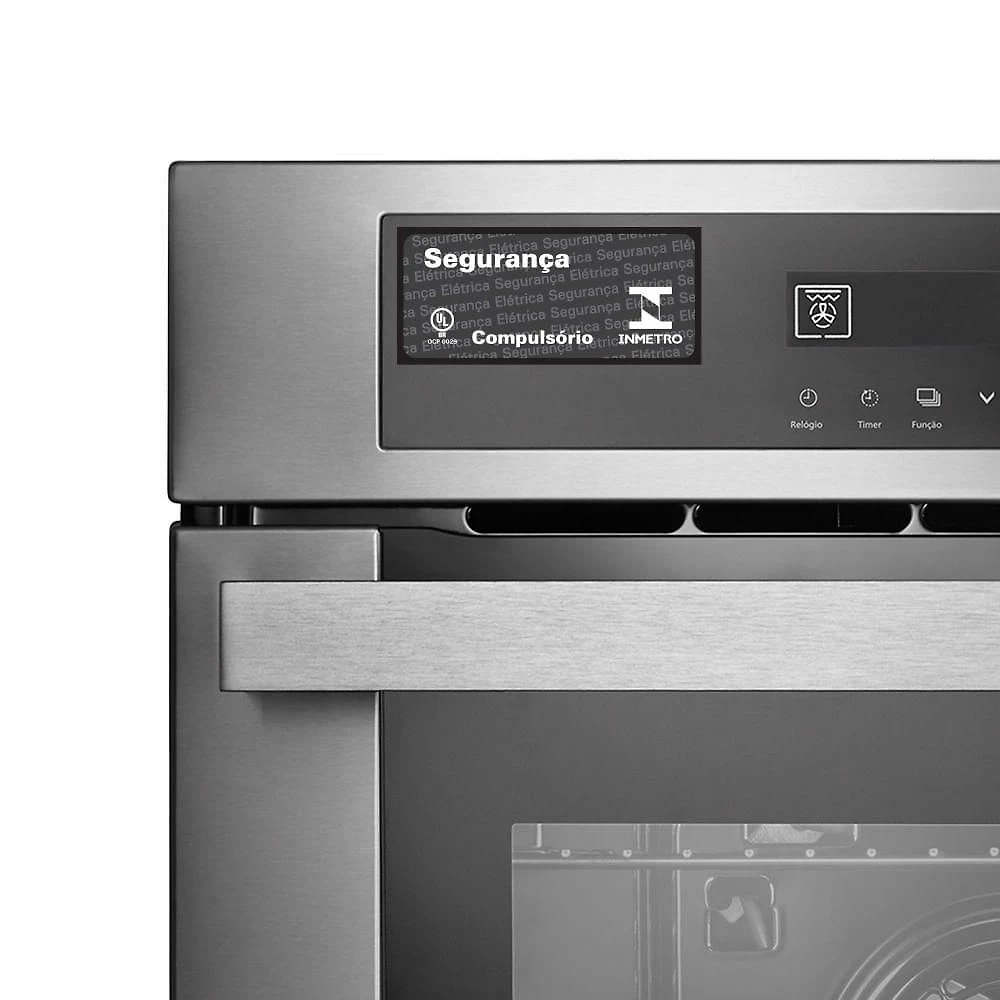 Miniatura Forno Elétrico de Embutir Panasonic Multifunções 80L Inox - HL-CX668SRPK - 220V
