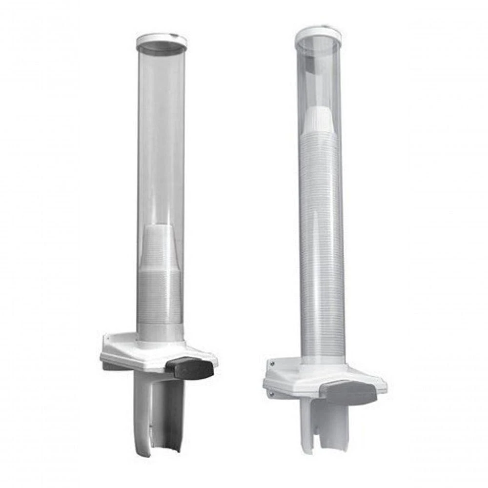 Suporte Dispenser Porta Copos Dispenser Unicopo Água e Café em Plástico ABS e PVC Semi Rígido
