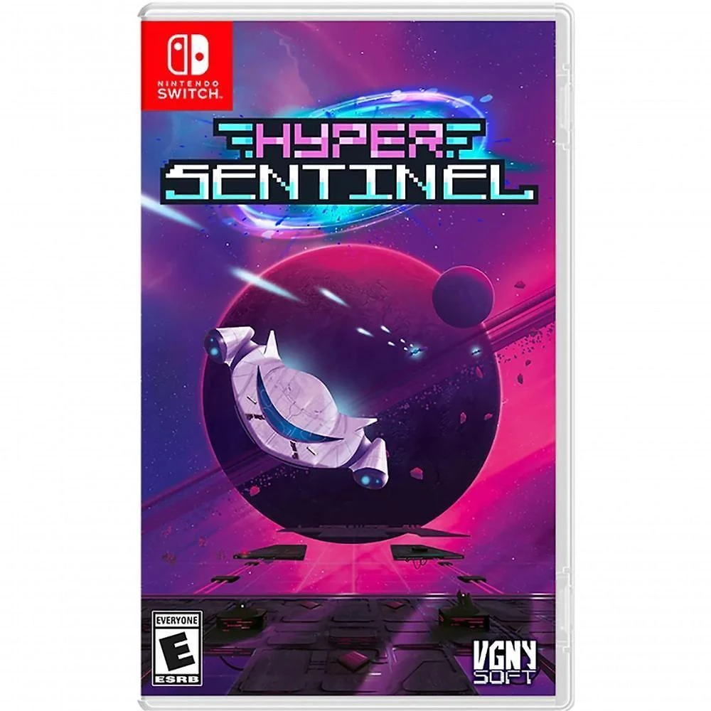 Jogo Físico para Console Nintendo Hyper Sentinel para Switch com Pixel Art Preto