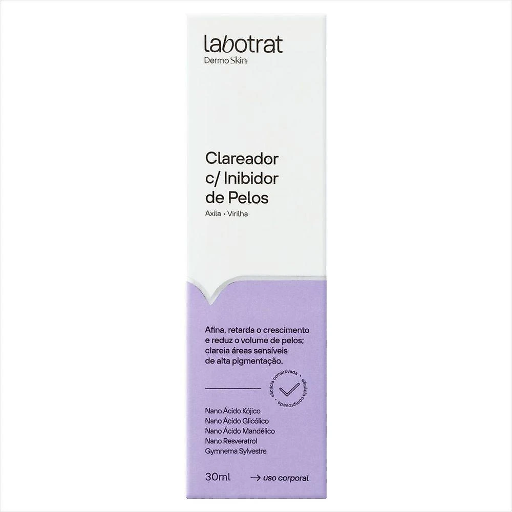 Labotrat Dermo Skin Clareador De Axila E Virilha Com Onibidor De Pelos 30ml