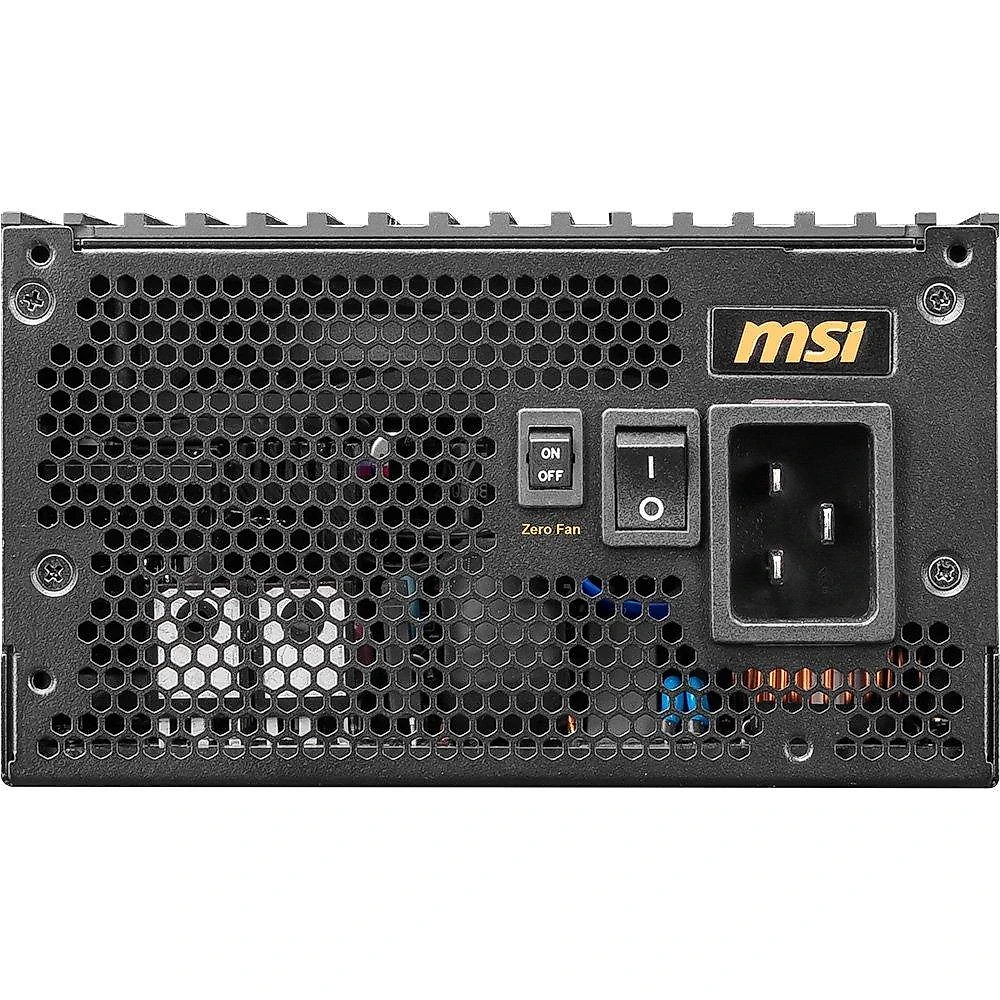 Fonte MSI MEG Ai1600T, 1600W, 80 Plus Titanium, Modular, PFC Ativo, Com Cabo, Preto - MEGAi1600TPCIE5