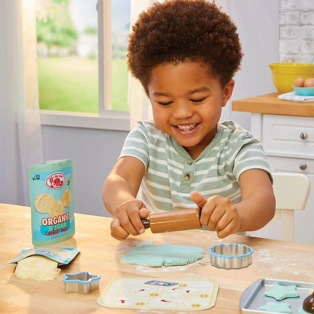 Kit de Biscoitos de Brinquedo Creative Chefs com Ingredientes Reutilizáveis Azul Creative