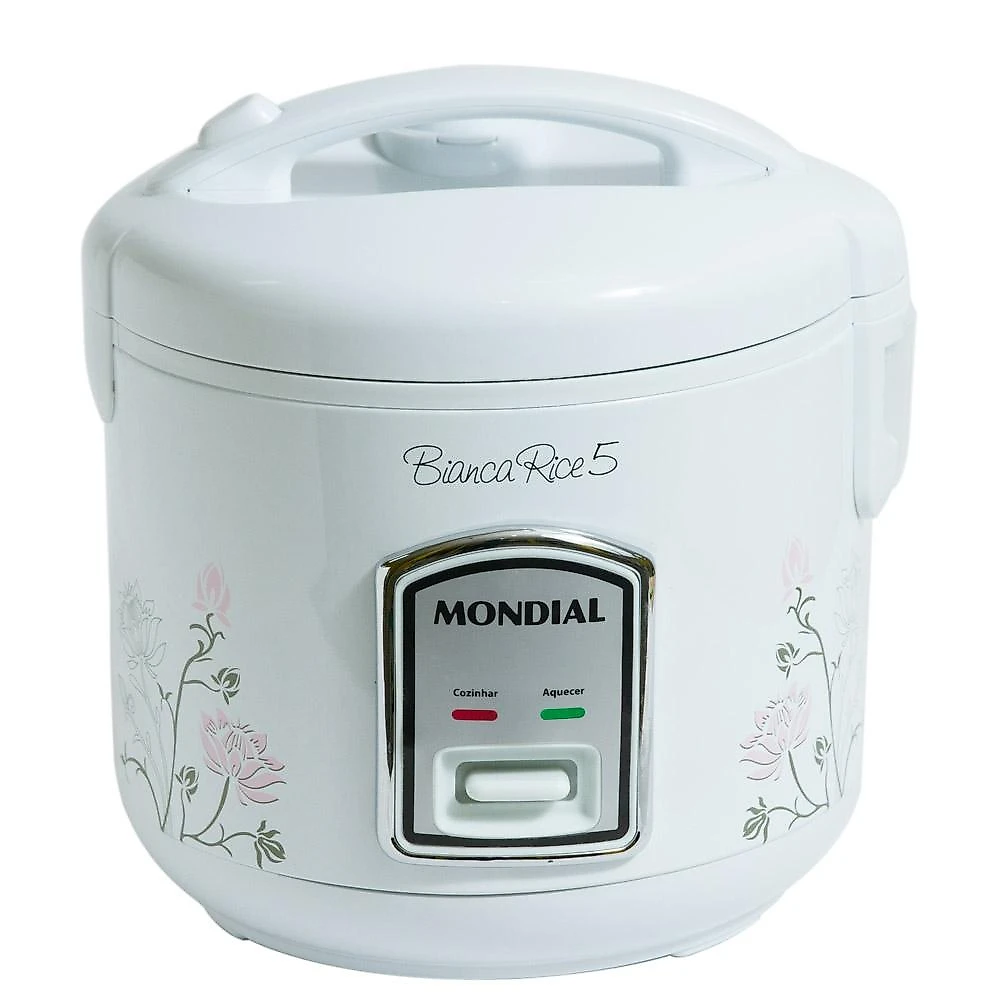 Panela Elétrica de Arroz 5 Xícaras Mondial Bianca Rice NPE-05 Branca 220V